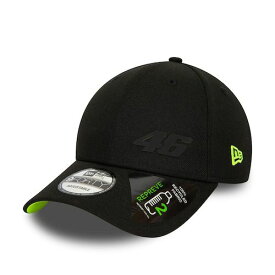 送料無料 VR46 Valentino Rossi Black Baseball Cap ロッシ ベースボール キャップ 帽子 ブラック