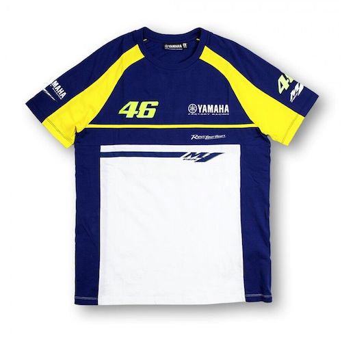 ★送料無料★Valentino Rossi VR46 Dual Yamaha T-Shirt ヴァレンティノ ロッシ ヤマハ オフィシャル Tシャツ 半袖