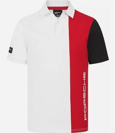 送料無料 Porsche Motorsport Stripe Poloshirt ポルシェ ストライプ ポロシャツ 半袖