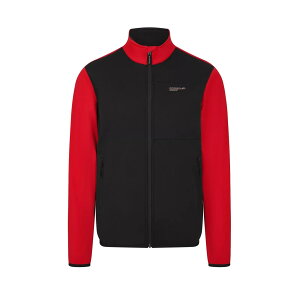 �������� Porsche Motorsport Penske Softshell Full Zip Jacket �|���V�F �\�t�g�V�F�� �W���P�b�g �A�E�^�[ �u���b�N/���b�h