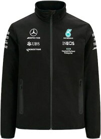 ★送料無料★ Mercedes-AMG F1 Official Team Softshell Jacket ベンツ オフィシャル ハミルトン ソフトシェル ジャケット ブラック
