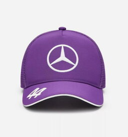 送料無料 Mercedes AMG Lewis Hamilton Trucker Cap ベンツ ルイス ハミルトン キャップ 帽子 パープル