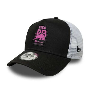 ������������Red Bull Racing Visa Cash App New Era E-Frame Trucker Baseball Cap ���b�h�u���[ �j���[�G�� �L���b�v �X�q ���b�V���L���b�v �u���b�N