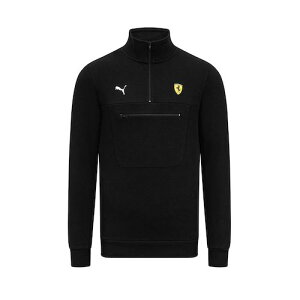 �������� Scuderia Ferrari F1 Quarter Zip Sweatshirt �t�F���[�� �W�b�v �X�E�F�b�g�V���c