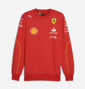�������� Scuderia Ferrari Sweatshirt �t�F���[�� �N���[�l�b�N �X�E�F�b�g ���� ���b�h