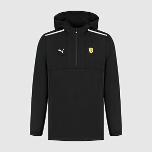 �������� Scuderia Ferrari 1/4 Zip Jumper Hoody �t�F���[�� �W���P�b�g �u���b�N