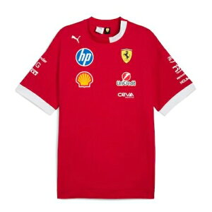 �������� Scuderia Ferrari F1 Driver T-shirt 2025 �t�F���[�� T�V���c ���� ���b�h