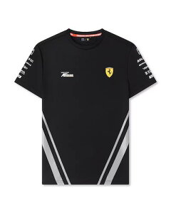 �������� Scuderia Ferrari WEC Team Safety Track T-shirt 2025 Le Mans �t�F���[�� T�V���c ���� �u���b�N
