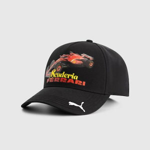 �������� Scuderia Ferrari Racing Car Logo Baseball Cap 2025 �t�F���[�� �x�[�X�{�[�� �L���b�v �X�q �u���b�N