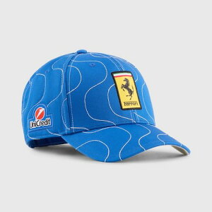 �������� Scuderia Ferrari F1 Monza GP Baseball Cap �t�F���[�� �x�[�X�{�[�� �L���b�v �X�q �u���[ 2025