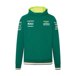 �������� Aston Martin F1 Team Pullover Hoody �A�X�g���}�[�e�B�� �v���I�[�o�[ �p�[�J�[ �O���[��