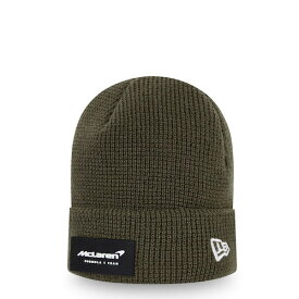 ★送料無料★McLaren New Era Daniel Ricciardo Beanie Hat マクラーレン ダニエル リカルド ニットキャップ ビーニ ニット帽 オリーブ