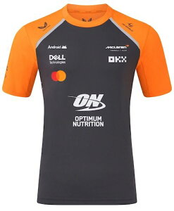 ������������McLaren F1 2025 Team T-Shirt Phantom �}�N���[���� T�V���c ���� �I�����W