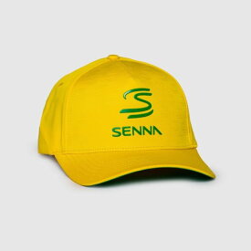Ayrton Senna Debossed Logo Baseball Cap アイルトンセナ ベースボール キャップ 帽子 イエロー
