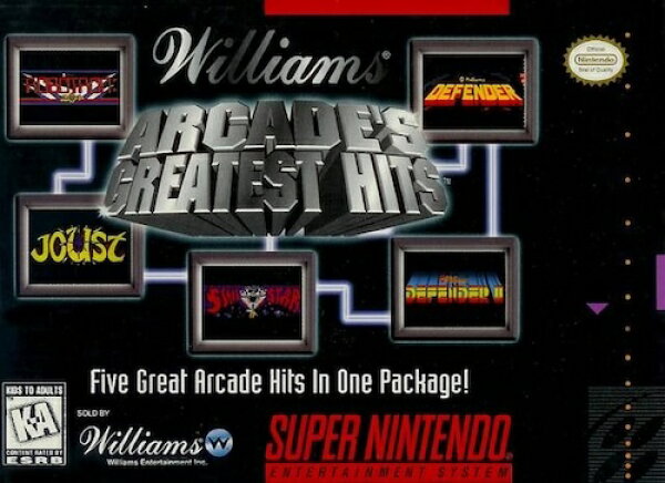 【中古】北米版 スーパーファミコン SNES Williams Arcade's Greatest Hits ウィリアムズ アーケード グレイテスト ヒッツ