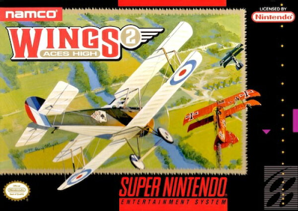 【中古】北米版 スーパーファミコン SNES Wings 2 Aces High スカイミッション
