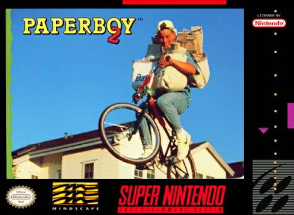 【中古】北米版 スーパーファミコン SNES Paperboy 2 ペーパーボーイ 2