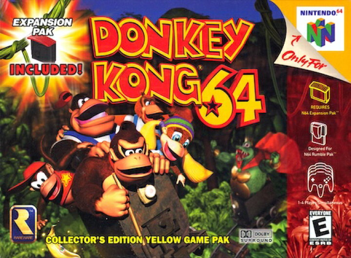 楽天市場】【中古】北米版 Donkey Kong 64 ドンキーコング64 NINTENDO 