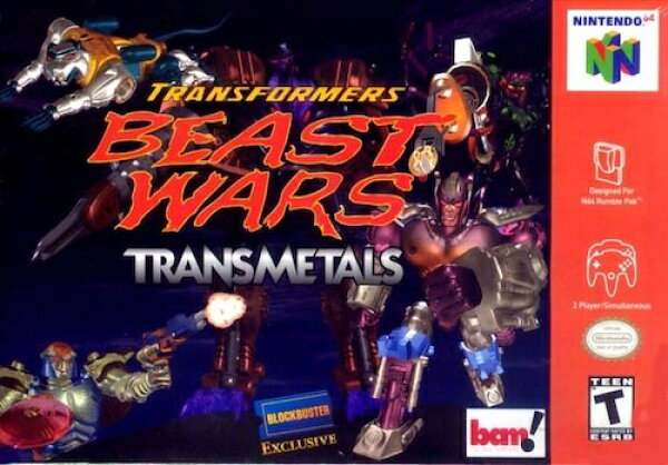 【中古】北米版 Transformers Beast Wars Transmetals トランスフォーマー ビーストウォーズメタルス64 NINTENDO 64 N64