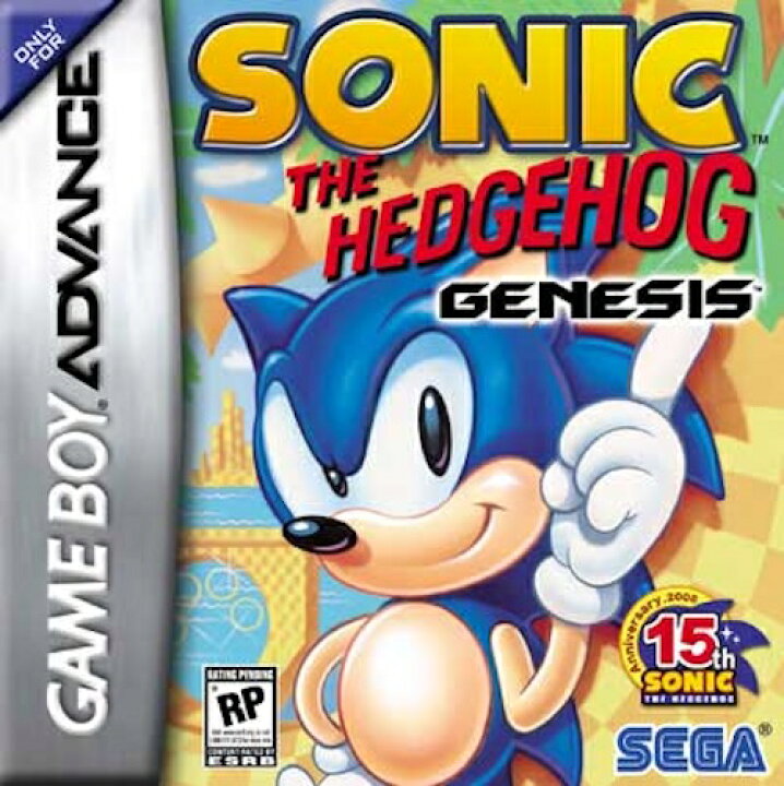 楽天市場】【中古】北米版 GBA Sonic The Hedgehog Genesis ソニック  