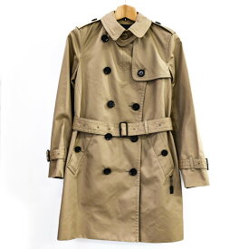 【未使用品】COACH コーチ レディース ジャケット トレンチ コート レオパード ベージュ コットン #XSP F33868
