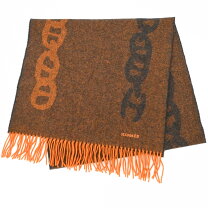 楽天市場】エルメス hermes マフラー オレンジ カシミヤ100％の通販