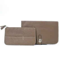 楽天市場】エルメス ドゴン（カラーグレー）（レディース財布｜財布 