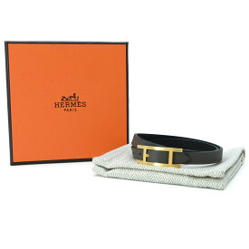 【美品】HERMES エルメス ビーアピ ドゥーブルトゥール ヴォースイフト レザー リバーシブル エタン ブラック グレージュ 黒 T4（L）