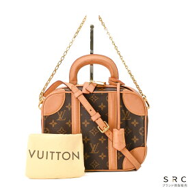 【美品】LOUIS VUITTON ルイヴィトン モノグラム キャンバス ヴァリゼットBB ハンドバッグ ショルダーバッグ チェーン ブラウン 茶 M44804 ICチップ