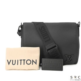 【美品】LOUIS VUITTON ルイ・ヴィトン ショルダーバッグ アエログラム テイクオフ メッセンジャー ブラック 黒 M57080 ICチップ