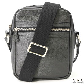 【美品】LOUIS VUITTON ルイヴィトン ディミトリ ショルダーバッグ メンズ タイガ レザー ブラック 黒 M32462