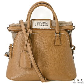 【未使用品】MAISON MARGIELA メゾン マルジェラ 5AC ミニショルダーバッグ ハンドバッグ レディース ブラウン 茶 S56WG0082