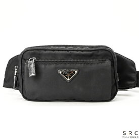 PRADA プラダ ウエストバッグ ボディバッグ Re-Nylon リナイロン トライアングルロゴ ブラック 黒 2VL977 白タグあり
