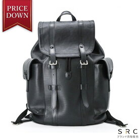 【美品】LOUIS VUITTON ヴィトン エピ クリストファーMM バックパック リュックサック ノワール レザー 黒 ブラック メンズ M50159