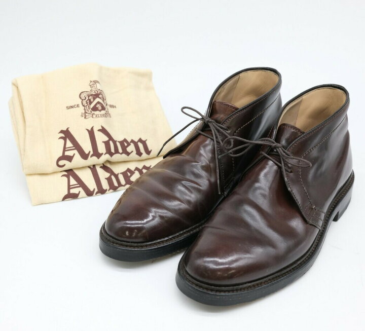 楽天市場】【お値引き】ALDEN オールデン チャッカブーツ コードバン 