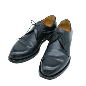 【お値引き】HERMES エルメス チャッカブーツ ドレスシューズ 靴 レザー ブラック 黒 #39 1/2 約25cm