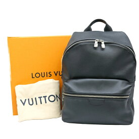 【お値引き】【美品】LOUIS VUITTON ヴィトン ディスカバリー バックパック リュック タイガ レザー アポロ 黒 ブラック ノワール M33450