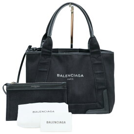 BALENCIAGA バレンシアガ ネイビー カバス トート ハンドバッグ デニム ブラック 黒 339933