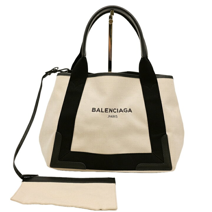 楽天市場】【美品】BALENCIAGA バレンシアガ ネイビー スモール カバス 