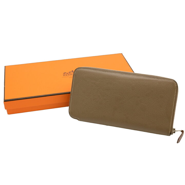 楽天市場】HERMES エルメス アザップロング シルクイン 長財布 ヴォー  