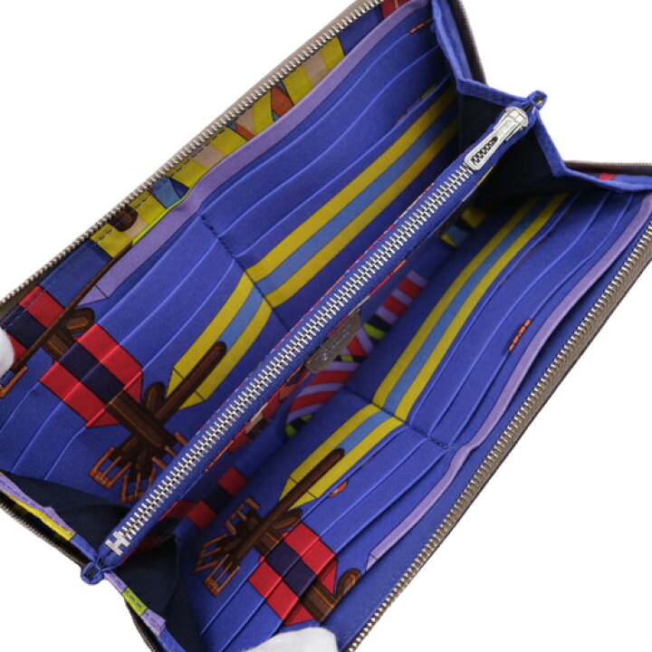 楽天市場】HERMES エルメス アザップロング シルクイン 長財布 ヴォー  