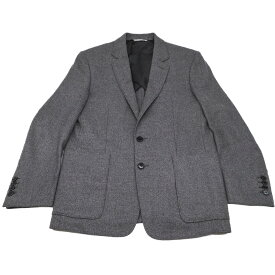 【美品】Dior Homme ディオールオム テーラード ジャケット メンズ ウール グレー カジュアル ♯48