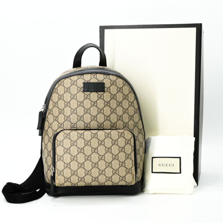 楽天市場】【美品】GUCCI グッチ GGスプリーム リュックサック バック 