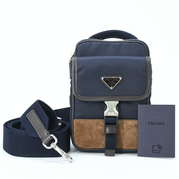 楽天市場】【未使用品】PRADA プラダ スエード Reナイロン ショルダー 