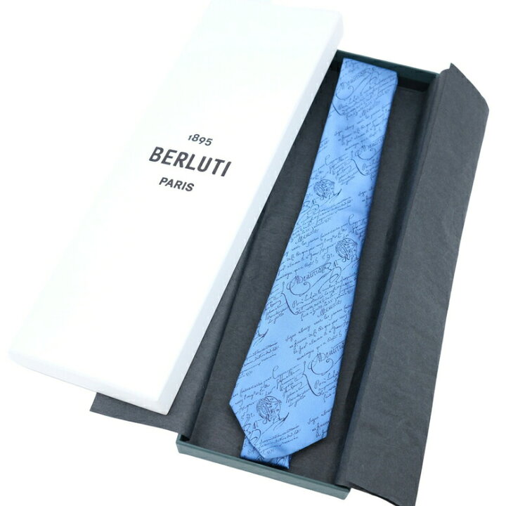 楽天市場】【未使用品】Berluti ベルルッティ カリグラフィー ネクタイ 
