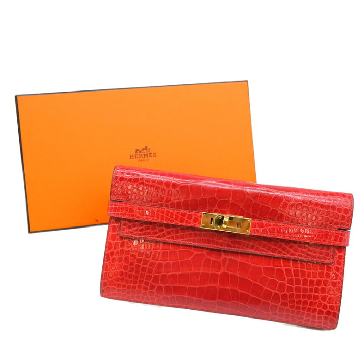 楽天市場】【お値引き】【美品】HERMES エルメス ケリー ウォレット 長 