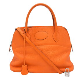 【お値引き】【美品】HERMES エルメス ボリード 31 ハンドバッグ ショルダーバッグ トリヨンクレマンス レザー オレンジ #□O