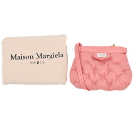 【美品】Maison Margiela メゾンマルジェラ チェーンショルダー GLAM SLAM CLASSIQUE BABY レディース マイクロバッグ レザー SA1VL0035 ピンク