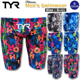 メンズ水着 フィットネス水着 TYR ティア トレーニング水着 練習用水着 オシャレ 男性用 メンズ 水着 メンズロングボクサー ハーフスパッツ【107221】