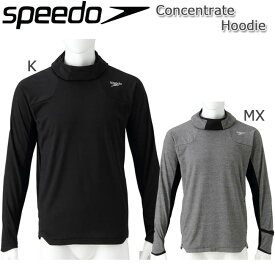 ジャケット　コンセントレイトフーディー メンズ SPEEDO スピード　トップス 長袖　トレーニング【SD18C22】